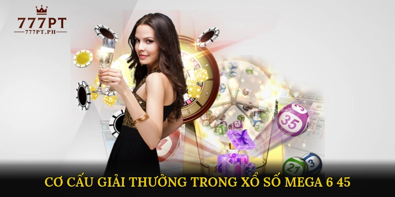 Cơ cấu giải thưởng trong Xổ số Mega 6/45